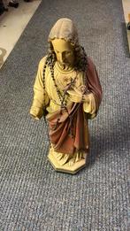Antiek Jezusbeeld met rozenkrans, Antiek en Kunst, Ophalen