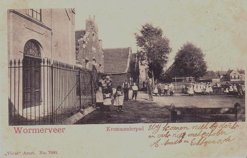 WORMERVEER KROMMENIERPAD, Verzamelen, Ansichtkaarten | Nederland, Voor 1920, Verzenden