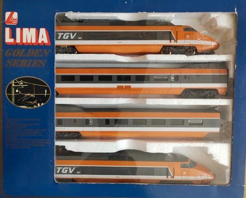 LIMA 149711 Golden Series 4-delige TGV, analoog in de ovp,H0, Hobby en Vrije tijd, Modeltreinen | H0, Zo goed als nieuw, Treinset