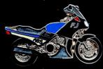 Yamaha FJ motor pin- blauw emaille, Verzenden, Nieuw, Transport, Speldje of Pin