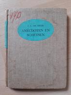 ANECDOTEN EN SCHETSEN Verzameld door JL de Heer, Ophalen of Verzenden, Gelezen