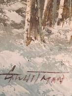 Schilderij winterlandschap, Antiek en Kunst, Ophalen