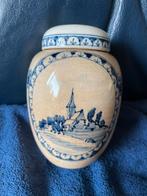 gemberpot met deksel rozenburg, Antiek en Kunst, Ophalen of Verzenden