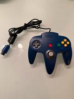N64 controller blauw, Spelcomputers en Games, Ophalen of Verzenden, Zo goed als nieuw, Met 1 controller