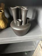 Tulpenvaas zwart, Huis en Inrichting, Ophalen of Verzenden, Zo goed als nieuw, Zwart, Minder dan 50 cm