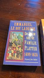 E. le Roy Ladurie -de eeuw van de familie platter, Ophalen of Verzenden, Zo goed als nieuw, E. le Roy Ladurie