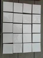 Wandtegeltjes 10x10 gebroken wit, witjes, glanzend, Doe-het-zelf en Verbouw, Tegels, Ophalen, Minder dan 20 cm, Wandtegels, Keramiek