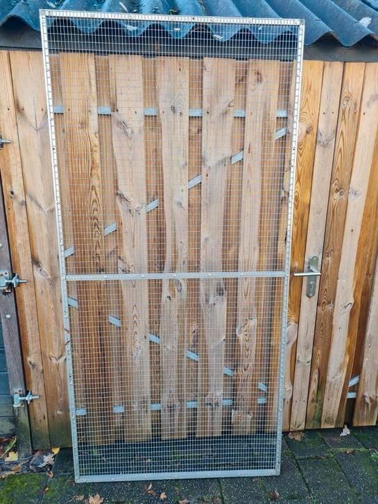 Aluminium voliere 2 x 2 x 2 meter. Ook voor papagaaien, Dieren en Toebehoren, Vogels | Hokken en Kooien, Gebruikt, Volière, Aluminium