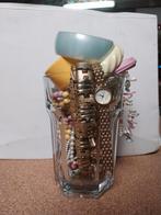 Mystery jewellery box pastel. Gebruikte mix., Sieraden, Tassen en Uiterlijk, Ophalen of Verzenden, Gebruikt, Overige kleuren, Overige materialen