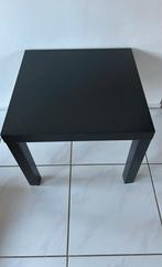 Zwarte Ikea bijzettafel - Zo goed als nieuw!, Ophalen of Verzenden, Zo goed als nieuw, Vierkant, Kunststof