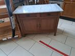 Kast met marmeren blad, Huis en Inrichting, Kasten | Dressoirs, Ophalen, Gebruikt, 100 tot 150 cm, Met deur(en)