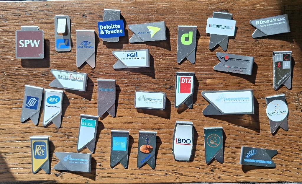 Paperclips reclame Accountant Bank Verzekering Overig, Verzamelen, Ophalen of Verzenden, Zo goed als nieuw, Gebruiksvoorwerp