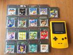 Gameboy Color + Spellen, Spelcomputers en Games, Spelcomputers | Nintendo Game Boy, N, Ophalen of Verzenden, N, Gebruikt