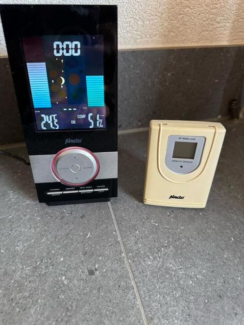 Alecto WS-1500 Weerstation met Buiten Sensor, Audio, Tv en Foto, Weerstations en Barometers, Gebruikt, Weerstation, Ophalen of Verzenden