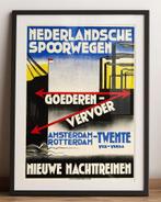 de NEDERLANDSE SPOORWEGEN NS Affiche Poster#2, Verzamelen, Spoorwegen en Tramwegen, Verzenden, Nieuw, Trein, Kaart of Prent