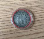 Liberte Egalite Fraternite 5 Francs 1875, Zilver, Frankrijk, Losse munt, Overige waardes