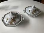 1 stuks Dekschaal van Wedgwood serie "old chelsea", Antiek en Kunst, Antiek | Schalen, Ophalen of Verzenden