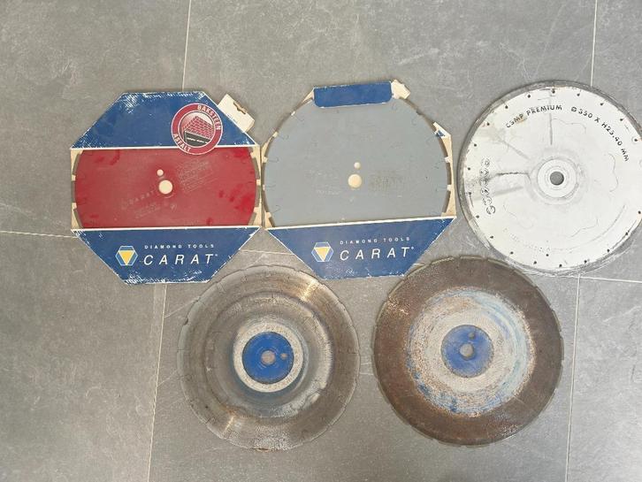 Diamant Zagen diameter 350 mm  asgat 25,4 mm, Doe-het-zelf en Verbouw, Gereedschap | Machine-onderdelen en Toebehoren, Nieuw, Ophalen