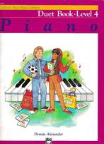 Alfreds basic Piano Duet 4 goede staat, Gebruikt, Verzenden, Les of Cursus, Piano