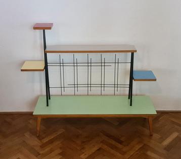 Vintage, design planten etagère. Planten standaard beschikbaar voor biedingen