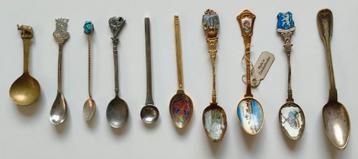 Theelepeltjes diverse o.a. Lourdes, Holland, Budapest (zeer  beschikbaar voor biedingen