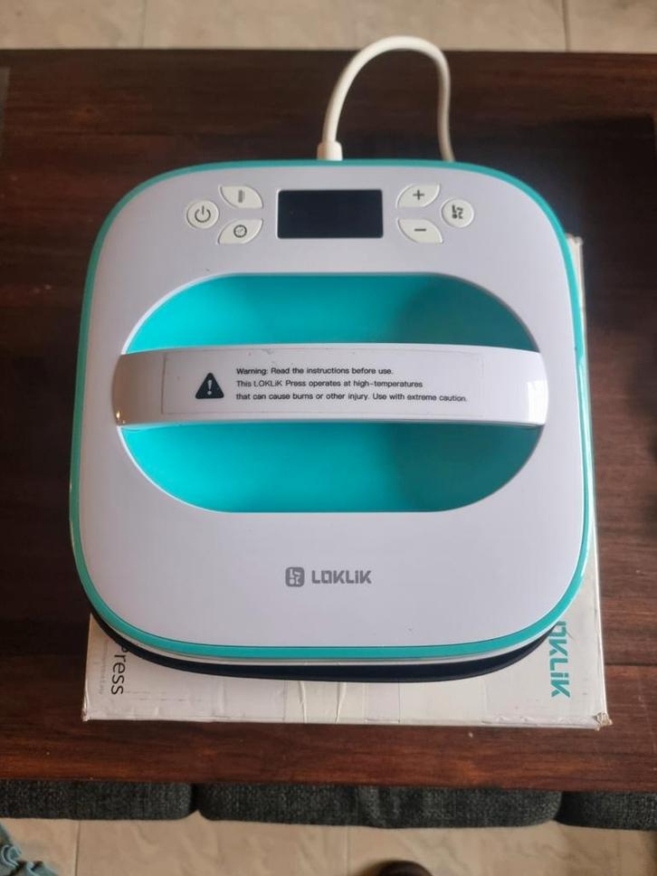 LOKLIK easy heat press, Hobby en Vrije tijd, Overige Hobby en Vrije tijd, Gebruikt, Ophalen of Verzenden