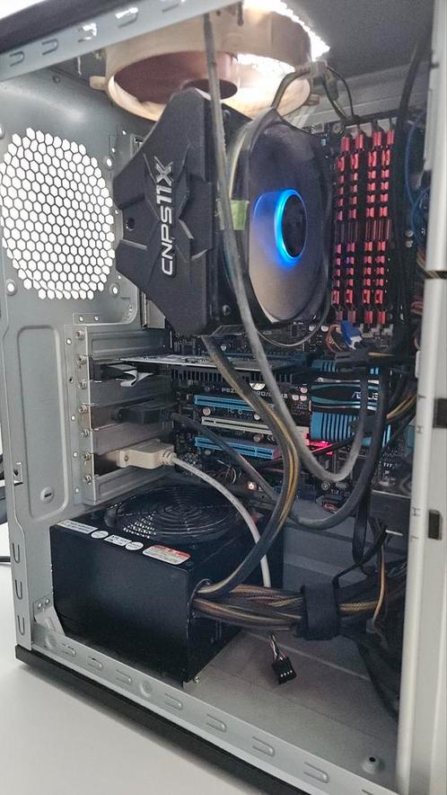 Intel Core i7 desktop SSD, Computers en Software, Desktop Pc's, Zo goed als nieuw, 3 tot 4 Ghz, HDD, SSD, 16 GB, Met monitor, Gaming