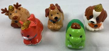 VTech Zoef Zoef Dieren 5x hert St-Bernard hond kat schildpad beschikbaar voor biedingen