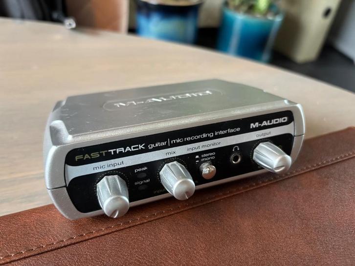 M-Audio Fast Track USB Audio Interface, Audio, Tv en Foto, Professionele Audio-, Tv- en Video-apparatuur, Gebruikt, Audio, Ophalen of Verzenden