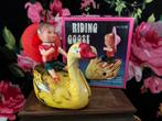 Opwindbare blikken riding goose, Antiek en Kunst, Ophalen of Verzenden