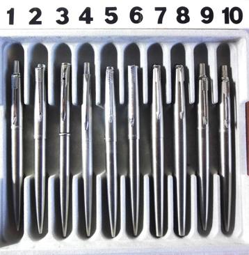 10 X  PARKER CHROOM STEEL beschikbaar voor biedingen