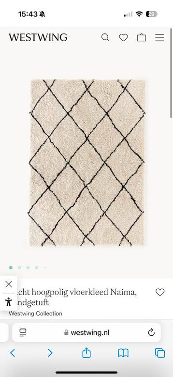 Westwing vloerkleed 160 *240 beschikbaar voor biedingen