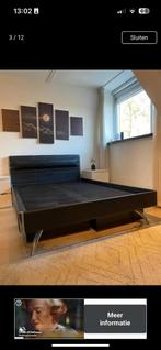 Auping MATCH zwart 140x210, Huis en Inrichting, Slaapkamer | Bedden, Ophalen of Verzenden, Eenpersoons, Zwart, 200 cm