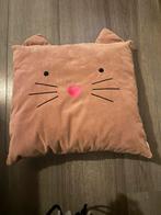 Schattig roze kat kussen decoratie kinderkamer, Huis en Inrichting, Woonaccessoires | Kussens, Ophalen of Verzenden, Nieuw, Roze