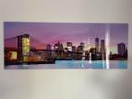 Glas schilderij: Brug in Amerika, Huis en Inrichting, Ophalen of Verzenden, Zo goed als nieuw, Schilderij, 75 tot 100 cm