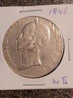 Rijksdaalder willem ll, 1846.met lelie., Postzegels en Munten, Munten | Nederland, Ophalen of Verzenden, 2½ gulden