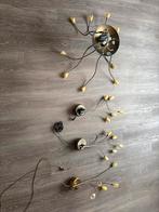 Vintage Plafondlamp / Wandlampen, Ophalen, Gebruikt, Metaal, Minder dan 50 cm