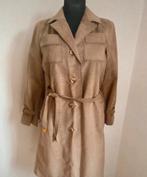 Vintage Alcantara Iganto suèdine jas - Maat 40, Ophalen of Verzenden, Zo goed als nieuw, Maat 38/40 (M), Beige