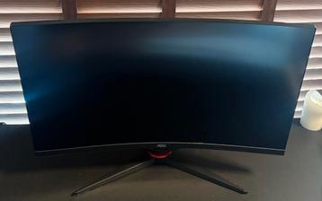 AOC 27” Curved Gaming Monitor – 165Hz, 1ms, Full HD beschikbaar voor biedingen