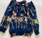 GLAMOROUS Blouse - Maat S - Sleutel & Bloemen Print, Ophalen of Verzenden, Zo goed als nieuw, Maat 36 (S), Blauw