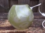 Vintage ikea knubbig bollamp groen, Ophalen of Verzenden, Gebruikt, Glas, Minder dan 50 cm