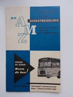 A.M.Z. DIENSTREGELING INGAANDE - 31 MEI 1970, Ophalen of Verzenden, Gebruikt, Bus of Metro, Boek of Tijdschrift