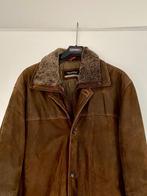 i629 Echt-leren jas maat L=52/54 lange winterjas leer bruin, Kleding | Heren, Maat 52/54 (L), Bruin, Ophalen of Verzenden, Zo goed als nieuw