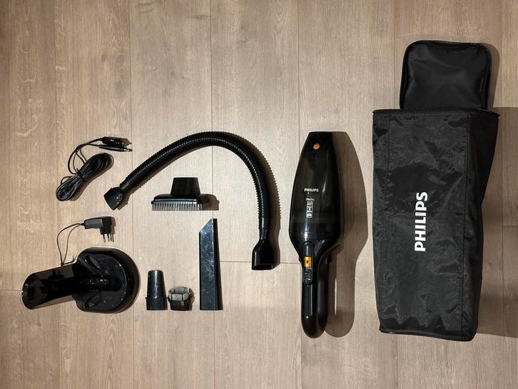 Philips Minivac Kruimeldief 12v + Accessoires, Witgoed en Apparatuur, Stofzuigers, Gebruikt, Kruimeldief, Minder dan 1200 watt