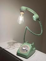 Vintage Groene Telefoonlamp met Buigarm, Ophalen of Verzenden, Gebruikt, Overige typen
