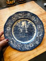 Vintage Liberty Blue Bord Independence Hall Bord, Antiek en Kunst, Antiek | Wandborden en Tegels, Ophalen of Verzenden