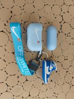Airpods Hoesje Nike Air Jordan 1 Off-White Blauw Pro, Nieuw, Ophalen of Verzenden, In gehoorgang (in-ear), Bluetooth