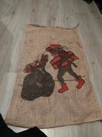 Jute zak met Zwarte Piet afbeelding, Ophalen