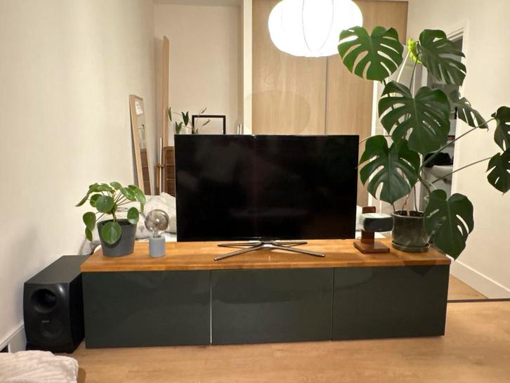 Besta Bovenplank - Echt Eikenhout - Handgemaakt, Huis en Inrichting, Kasten | Televisiemeubels, Nieuw, Minder dan 100 cm, 150 tot 200 cm