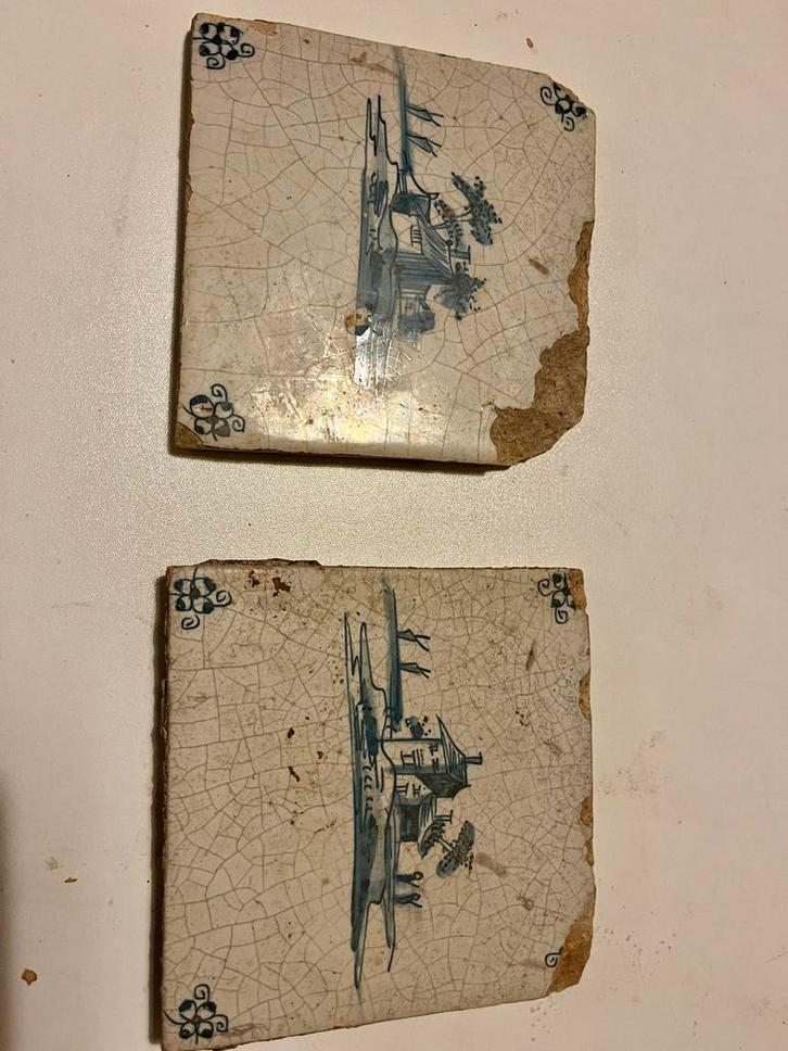 Oud Hollandse tegels, Antiek en Kunst, Antiek | Wandborden en Tegels, Ophalen